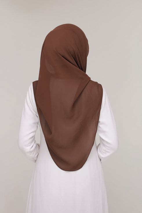 Dark brown Noor Hijab