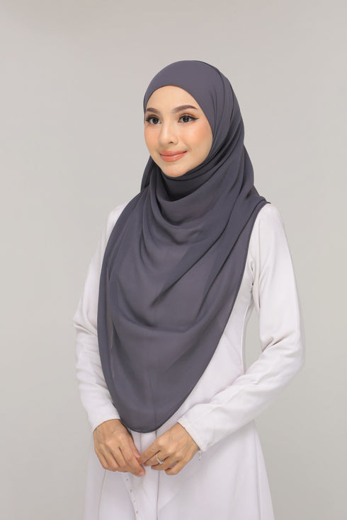 Dark Gray Noor Hijab