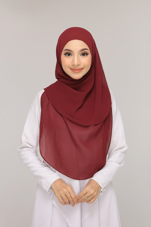 Marron Noor Hijab