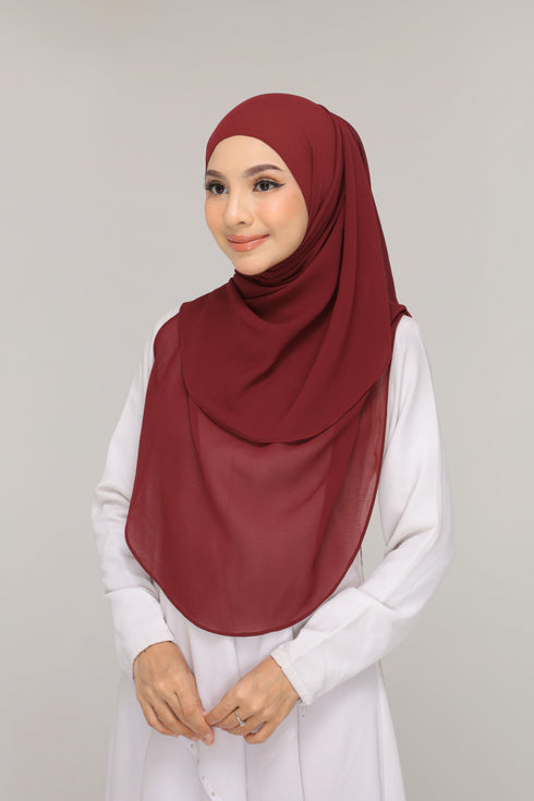 Marron Noor Hijab