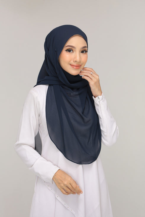 Navy Blue Noor Hijab