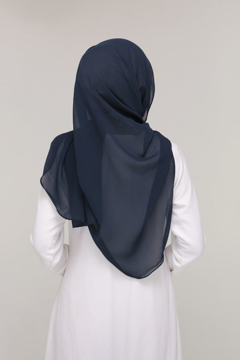 Navy Blue Noor Hijab