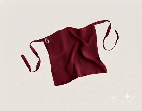 Burgundy-tie-to-tie-niqab