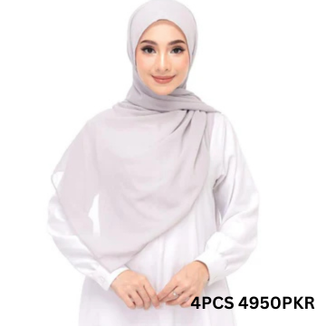 Silver Magnet Hijab