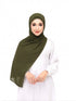 Olive Green Magnetic Hijab