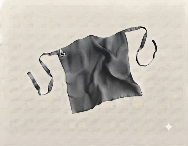 Gray Niqab Tie to Tie