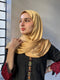 Antique Gold Silk Magnetic Hijab