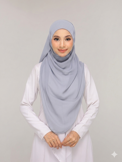Light Gray Noor Hijab
