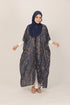 Midnight Nebula Kaftan – Premium Chiffon Georgette-daalain