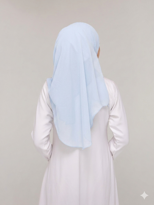 Alice blue Noor hijab