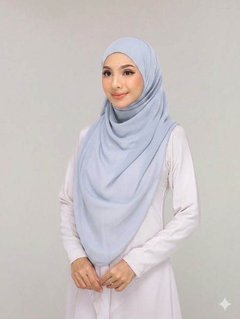 Alice blue Noor hijab