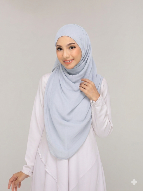 Alice blue Noor hijab