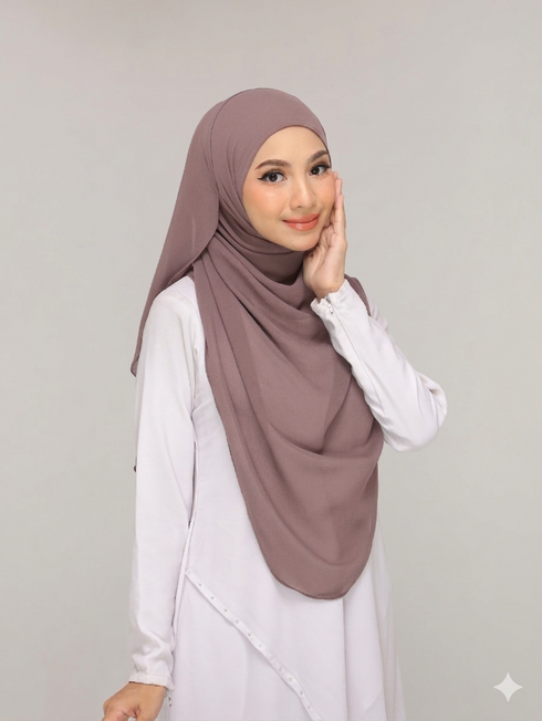 Pinkish Brown Noor Hijab