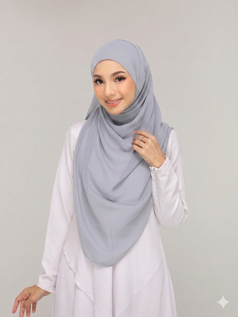 Light Gray Noor Hijab