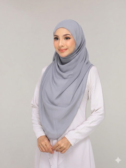 Light Gray Noor Hijab