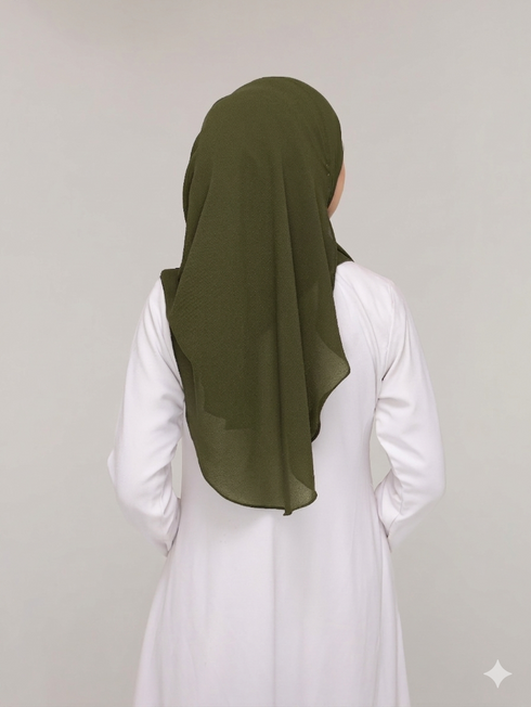 Olive green Noor hijab
