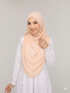 Pale Peach Noor Hijab