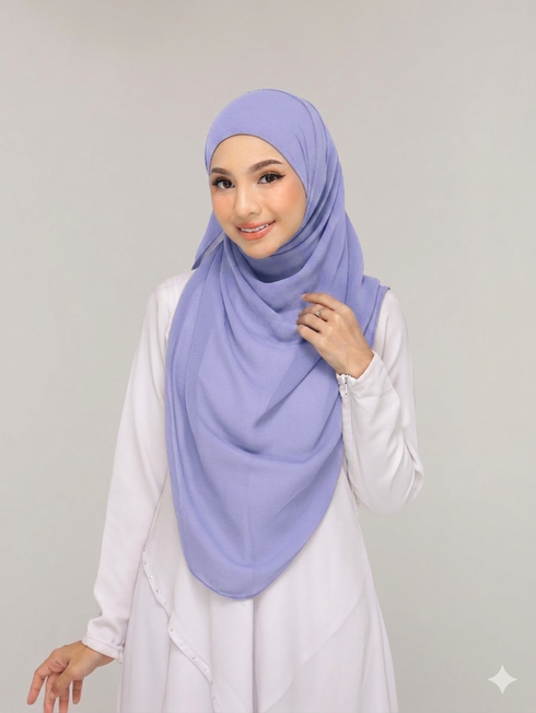 Pastel Periwinkle Noor hijab