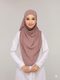 Noor Hijab Pinkish Brown