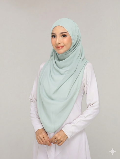 Powder Green Noor Hijab