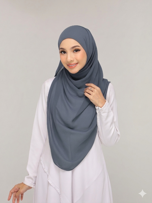 Slate Gray Noor Hijab