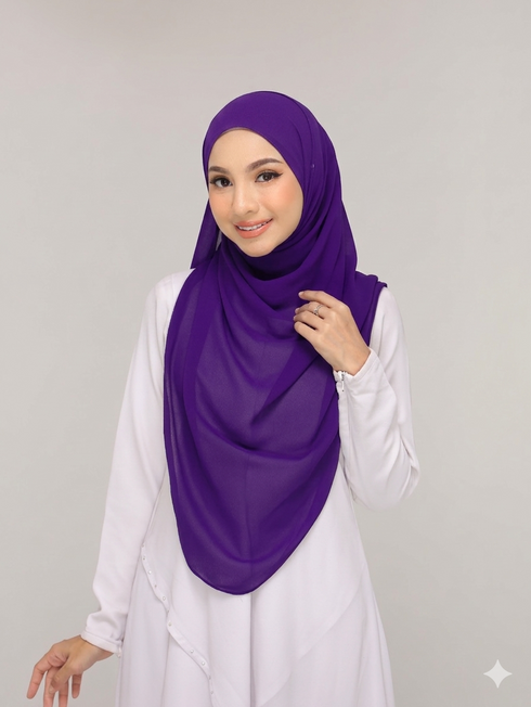 Violet Purple Noor Hijab