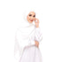 white magnet hijab-DaalAin