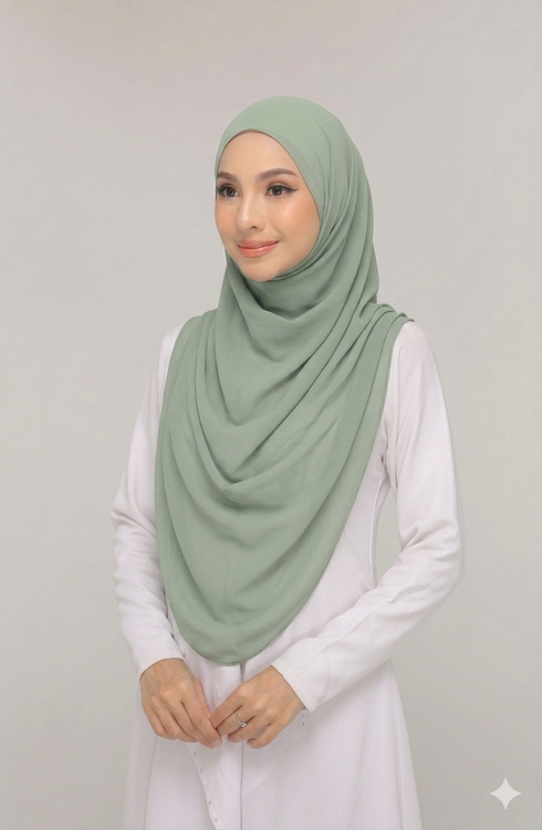 Sage Green Noor Hijab