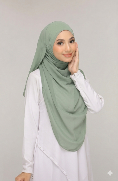 Sage Green Noor Hijab
