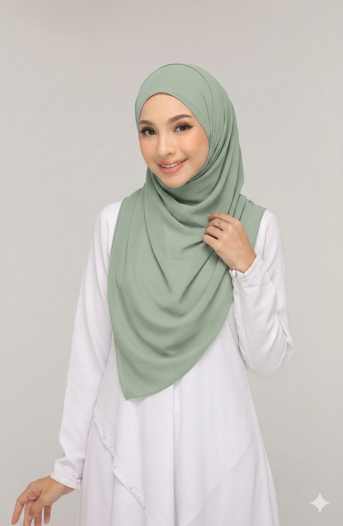 Sage Green Noor Hijab