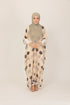 Sand Dune Flora Kaftan – Premium Chiffon Georgette