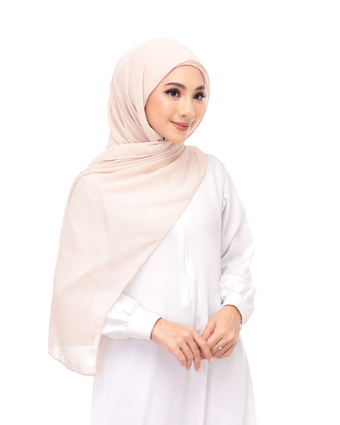 Skin Chiffon Magnetic Hijab