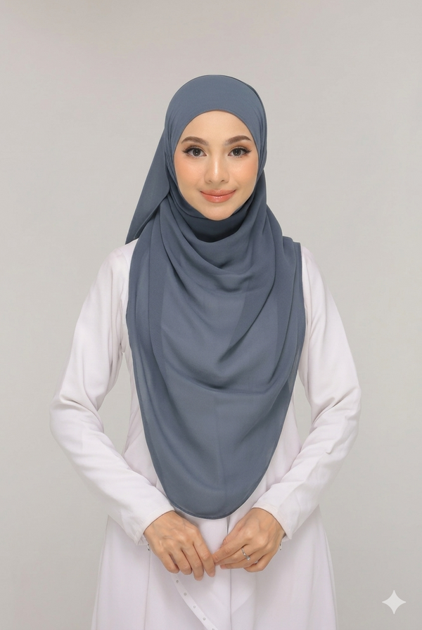 Slate Gray Noor Hijab