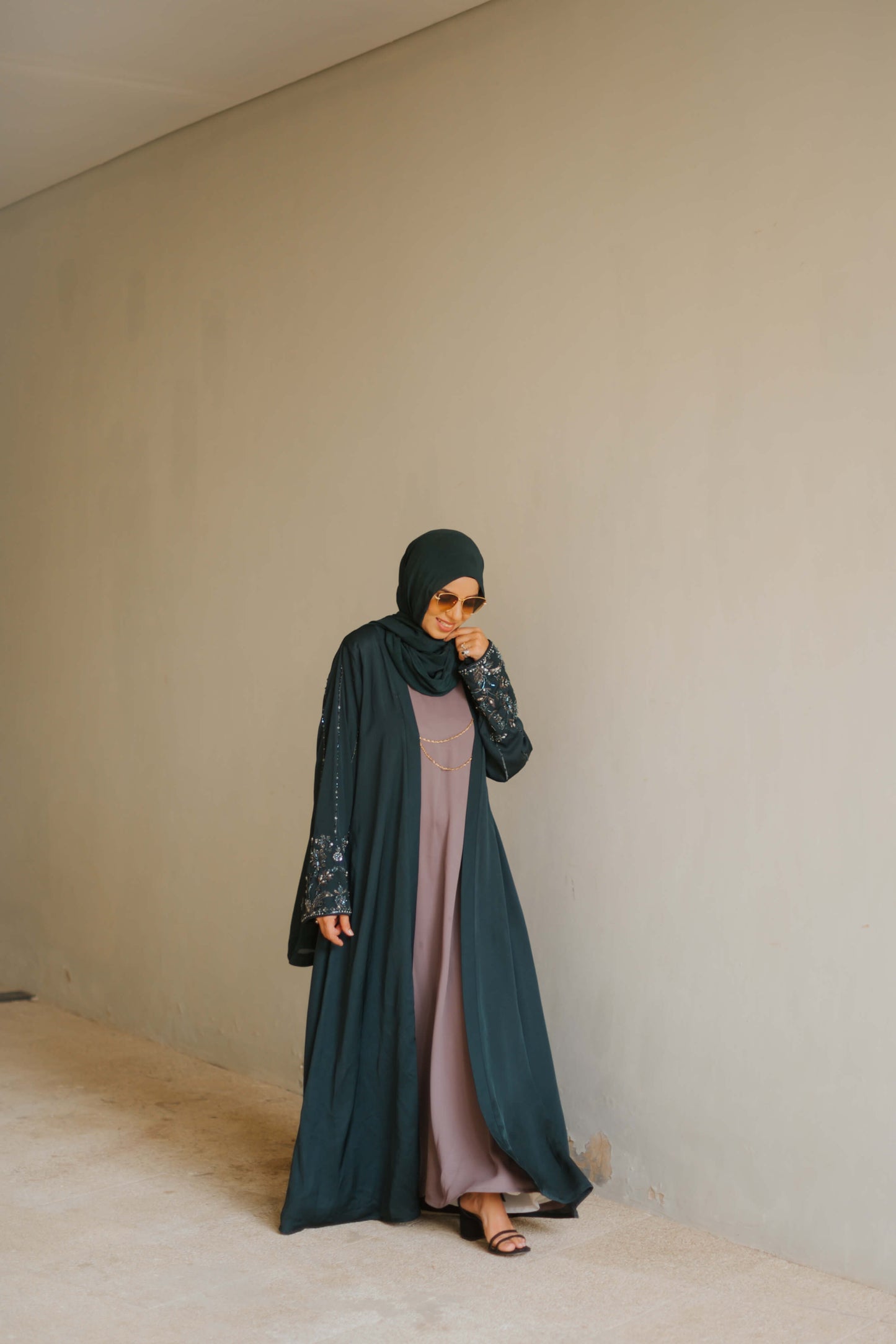 Turquoise Abaya - DaalAin