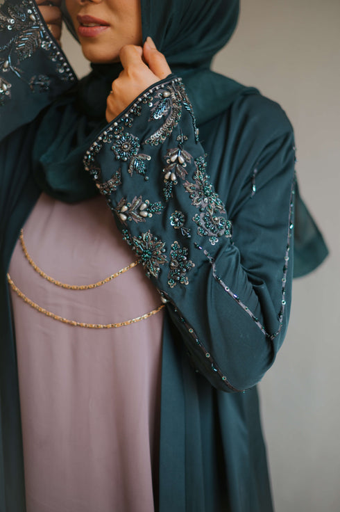 Turquoise Abaya - DaalAin