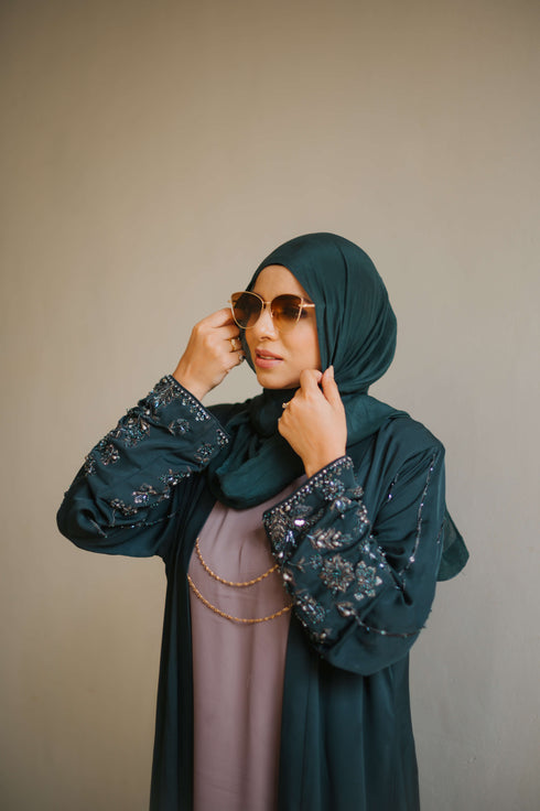 Turquoise Abaya - DaalAin
