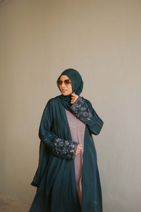 Turquoise Abaya - DaalAin
