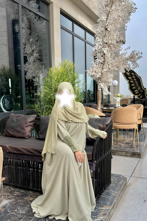Sage Green CEY Abaya