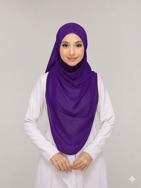 Violet Purple Noor Hijab