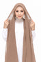Waffle Beige Magnetic Hijab