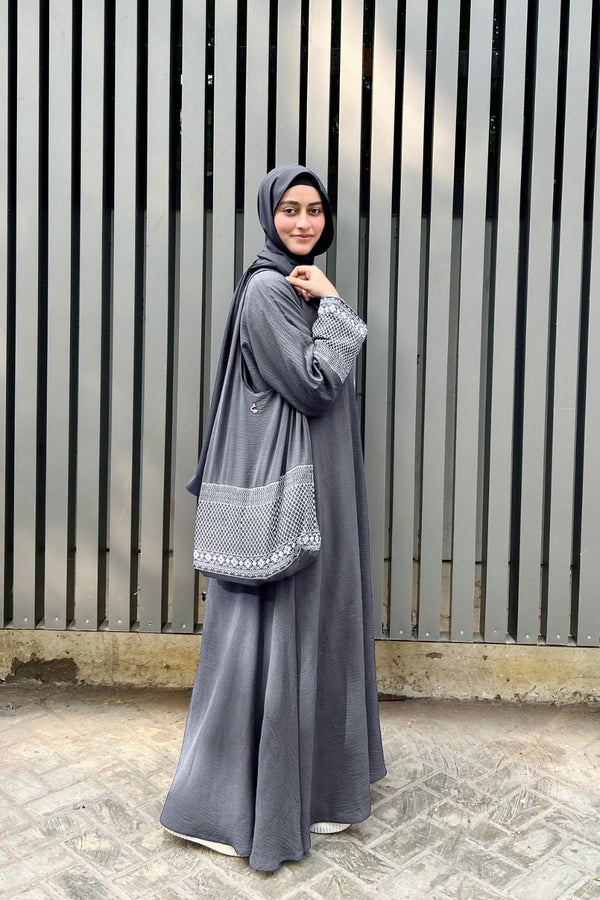 Gray Classic CEY Abaya