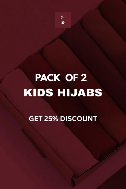 Pack Of 2 kids Hijabs
