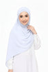 alice blue chiffon magnetic hijab