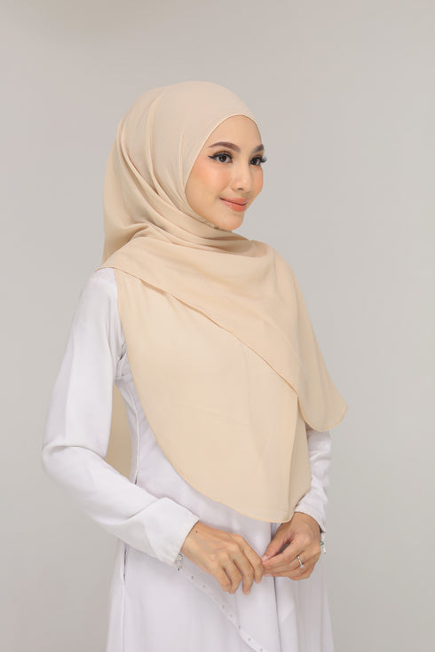Biege Noor Hijab