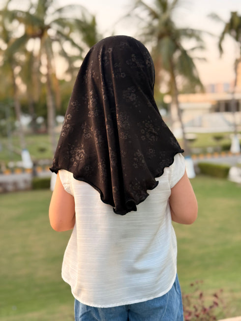 ready go kids hijab in black