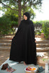 Black kaftan abaya-DaalAin
