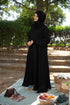 Black kaftan abaya-DaalAin