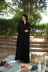 Black kaftan abaya-DaalAin