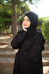 Black kaftan abaya-DaalAin