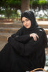 Black kaftan abaya-DaalAin